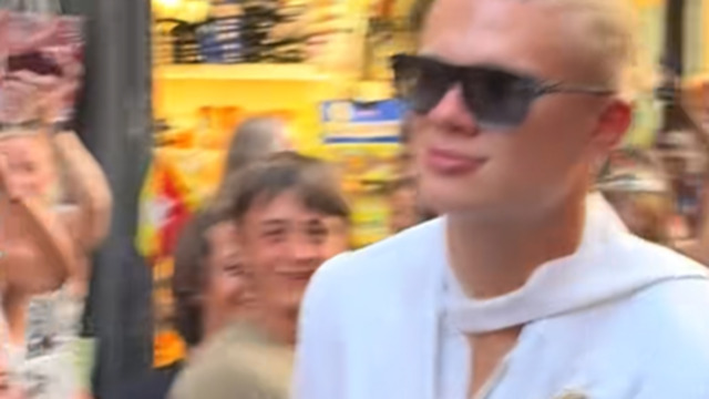 Haaland a Taormina tra applausi e sorrisi