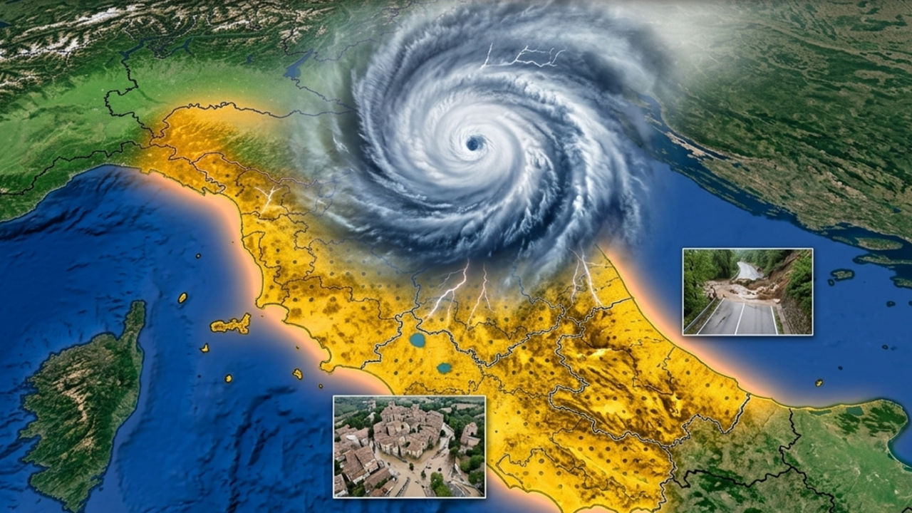 Caldo e rischio temporali: allerta gialla della Protezione Civile nel Centro Italia
