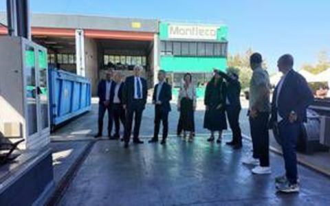 Anzola, Legambiente visita l’impianto Montieco