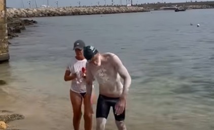 A 43 anni, Spyros Chrysikopoulos completa la traversata tra Grecia e Salento