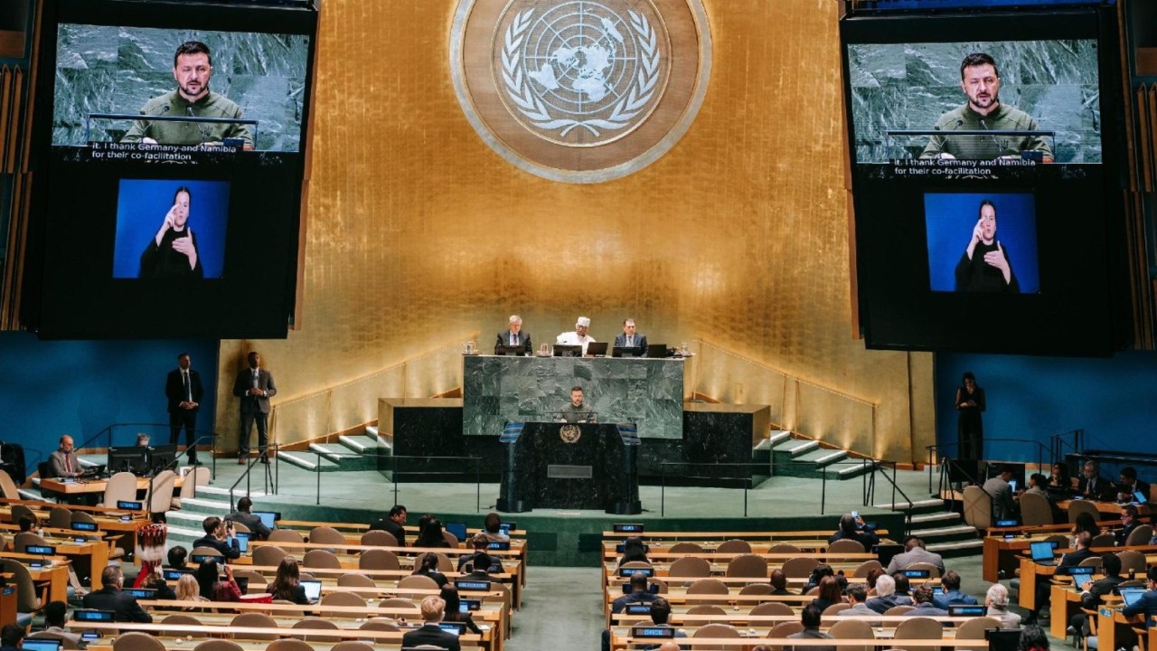 Zelensky all’Onu chiede di fermare la guerra