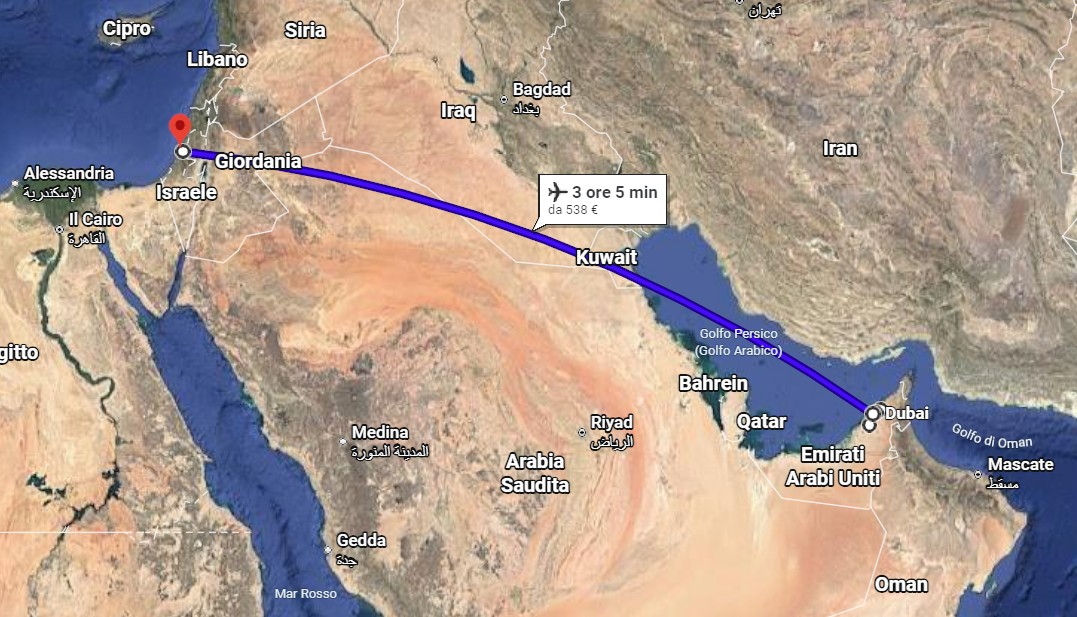 Emergenza sul volo da Dubai a Tel Aviv: il copilota dell’Oman accoltella il pilota degli Emirati