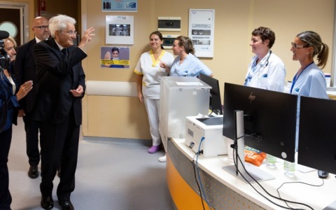 Mattarella visita il Codice Rosa dell’Ospedale Misericordia di Grosseto