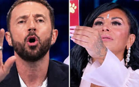 Scanzi critica De Crescenzo, lei replica in diretta