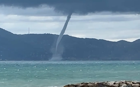 Tutti i video della tromba marina ieri al largo di Rapallo e Santa Margherita