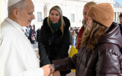 Varvara Struk vuole restituire l’abbraccio a Papa Leone XIV