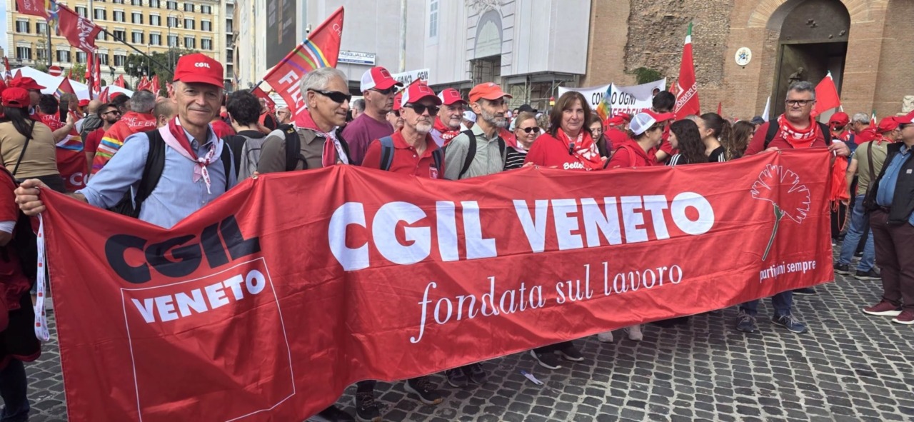 Migliaia a Roma per la manifestazione nazionale della Cgil