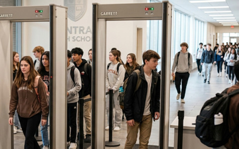 Metal detector in un istituto del Casilino: controlli disposti a Roma