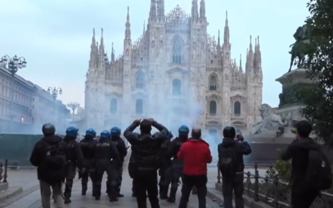 Negozianti impauriti dopo gli scontri nel centro di Milano